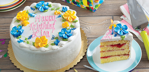 Item number: 471W - Birthday Layer Cake Custom Decorated